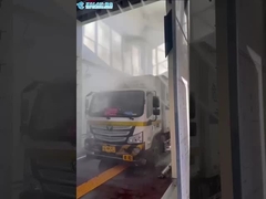 Kolon Roll over bus washing machine is assembled