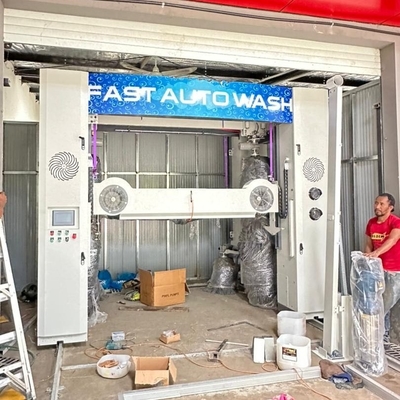 15cars/hour Car Washer with Foam Spraying Quick Washing Time (শূন্য স্প্রে করা ফোঁটা দিয়ে গাড়ি ধোয়ার যন্ত্র)